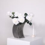 Modern light luxury electroplating silver ceramic vase decoration soft decoration home living room TV cabinet flower arrangement - Image 4