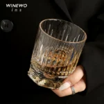 {Light will turn to meet you} Medieval Nordic VINTAGE crystal glass wine glass whiskey glass beer mug - Image 2