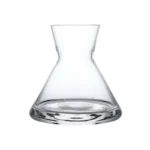 The moon is sinking and people are quietly burning incense around / medieval Japanese-style sake pot wabi-sabi vintage crystal glass - Image 5