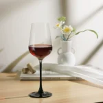 Rose Life Classic Black Red Cup Stem Goblet Red Wine Glass Slender Light Surplus Sound Pleasant - Image 2