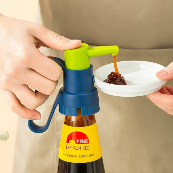 Oyster sauce squeezer size general Haitian Lee Kum Kee pump head oil consumption bottle press mouth food grade oil pot artifact