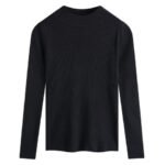Semi-high neck long sleeve knitwear women's sweater early fall new underwear base layer this year popular beautiful tops - Image 5