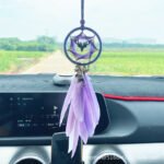 Ins car pendant dream catcher car creative car rearview mirror decoration pendant feather car hanging safe all the way - Image 3