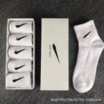 nk box Suvarnaxter socks hook men's and women's long medium socks short cotton sports socks casual socks - Image 5