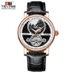 Tweez 2025 New Skeleton Mechanical Watch Fully Automatic Casual Watch Waterproof Men's Watch Watch - Image 4