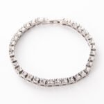 Cross-border Hip Hop Jewelry Men's Fashion Trend Jewelry Wholesale Full Rhinestone 5mm Tennis Chain One Row Bracelet - Image 2
