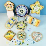 New mosaic diy mug coaster material package parent-child creative kindergarten small gift educational toys homemade - Image 3