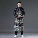 Improved Hanfu double-layer dragon trench coat - Image 5