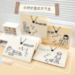 A4 test paper storage bag, large capacity multi-layer folder, office document organization and classification storage book, student organ bag - Image 4