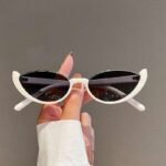 Cross-border new cat-eye sunglasses, European and American fashion Internet celebrities, the same INS glasses, simple and avant-garde sunglasses, mixed wholesale - Image 3