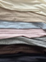 Spot Meiya Acetate Bi Tencel Sheep Wool Midline Base Lenzing Tencel Long Sleeve T-Shirt with 9936 - Image 4