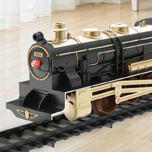 Rail Car Toys Rail Car Sound and Light Simulation Retro Train Dinosaur Rail Car Cross-border Special for Children's Toys