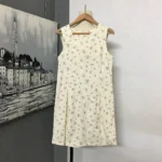 Vintage Vintage Fresh Art Floral Cotton Dress Bust Small