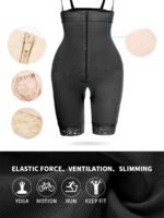Cross-border TOPMELON popular high-waisted breasted zipper long non-slip waistband waist waist hip pants D1611 - Image 5