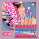 NailNina manicure stickers fake nail stickers full stickers manicure stickers YW677-YW692 - Image 9
