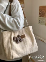 2022 new autumn and winter bags women's Japanese all-match portable shoulder bag ins college students commuting tote bag - Image 2