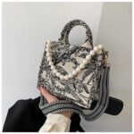 Japanese tote bag women's new niche embroidery cotton linen handbag large capacity commuting canvas shoulder bag - Image 7