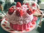 Handmade strawberry cake bag - Image 4