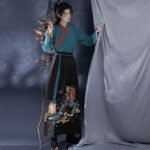 Traditional Hanfu daily style hand-neck gown - Image 4