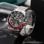 Manufacturer spot supply black water ghost watch men's luminous water stainless steel with date men's watch quartz non-mechanical - Image 2