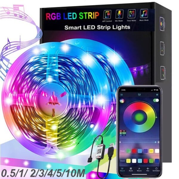 New cross-border led light strip 5v USB bluetooth 5050 2835 rgb magic set strip light