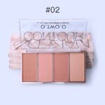 O.TWO.O Four-color Blush + Contouring Powder Pan Shadow Modification Facial Contour Contouring Powder 4 Colors N9110 - Image 7