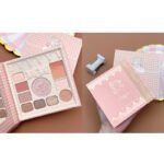 K'APEINE Ten Colours Angel Mystic Embossed Eyeshadow Palette Highlighter Blush Contour Pearlescent Matte Brittle Crispy Rice Eyeshadow - Image 2