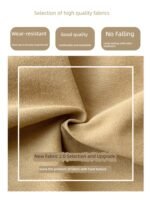 Khaki Lantern Japanese High Waist Casual Overalls - Image 5