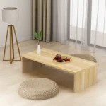 Simple Japanese-style small coffee table tatami low table Kang table bay window table balcony small coffee table bedroom carpet table dressing table - Image 2