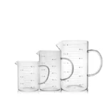 Thickened glass graduated coffee sharing cup - Image 2