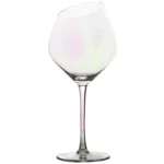 Haoyue cold spring rainbow ion plating crystal glass red wine glass goblet oblique wine glass champagne cup - Image 5
