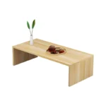 Simple Japanese-style small coffee table tatami low table Kang table bay window table balcony small coffee table bedroom carpet table dressing table - Image 5