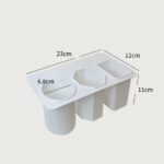 Deskside sticky storage box multifunctional ins dormitory office stationery makeup brush bucket creative storage pen holder