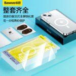 Baseus Apple 14 Mobile Phone Case Magnetic Charging iPhone 14 Protective Cover High-End Magsafe Magnetic Shell Ultra-Thin Airbag Anti-Fall Mobile Phone Case Men and Women Transparent - Image 2