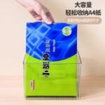 Xitianlong Japanese-style minimalist transparent storage box multifunctional desktop storage box book mask storage 1 pack large - Image 10