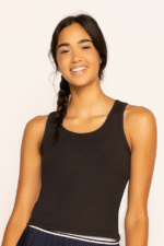 Naked Feeling Ribbed Tank