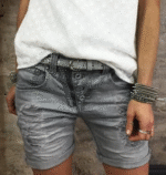 Factory direct sale new foreign trade wish Amazon hot sale wash water hole casual denim shorts women