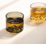 Distant mountain glass tea cup - Image 2