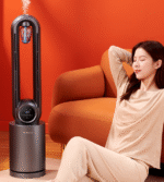 Chigo heater household energy-saving power-saving vertical electric heating whole house speed hot fan small sun heater artifact - Image 2