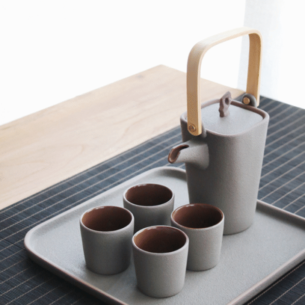 Modern simple creative tea set（6 pieces）