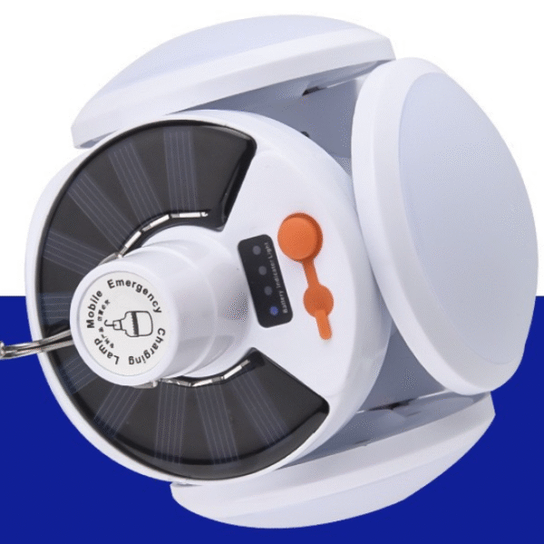 Solar LED2029 Football Lights Collapsible Bulb Lights Home Emergency Garden Lights Outdoor Night Market Stall Lights