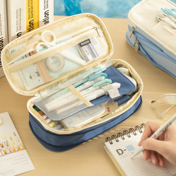 Anko multi-layer Korean creative college student Japanese pencil case