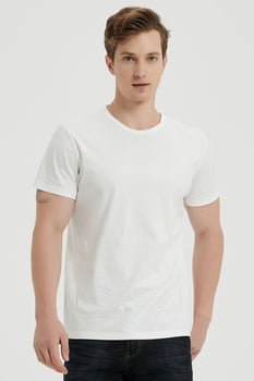 Men's Cool Round Neck Short Sleeve T-Shirt