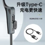 Langston bone conduction headset bluetooth headset sports running wireless not ear hanging ear riding suitable for Apple Huawei oppo vivo Xiaomi mobile phone BS17 black - Image 4