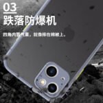 Shi Yong Apple 13 mobile phone case iphone13 protective cover all-inclusive lens ultra-thin anti-fall silicone straight edge translucent frosted color contrast fashion men and women - Image 3