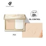 Perfect Diary Silky Featherweight Pressed Powder Compact Powder Flawless Matte Finish Foundation