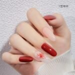 Sweet Color manicure nail patch full paste extended nail fake nail patch transparent nail piece 240 pieces with glue glue - Image 2