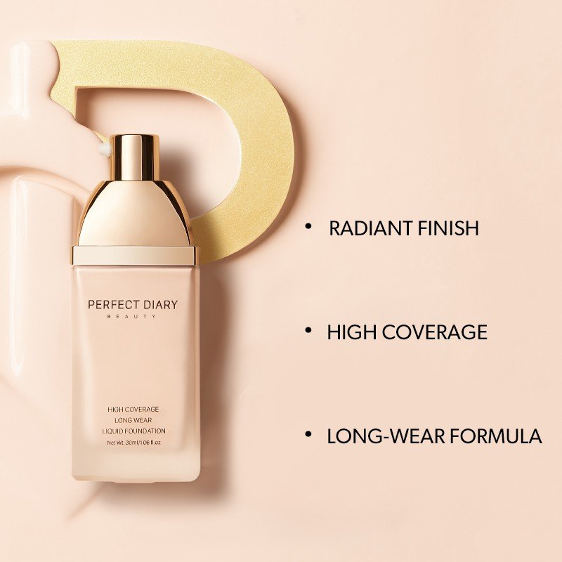 d796e54d93b96fad37f2e16ccd947f62-1.jpg Makeup Liquid Foundation Correct Face Skin Tone Lasting Liquid Foundation Perfectdiary Hot-selling Waterproof Female 3 Years - Image 1