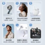 Edifier (EDIFIER) Sound Mai X2 True Wireless Bluetooth Headset Music Sports Mobile Phone Headset Bluetooth 5.3 Universal Apple Huawei Xiaomi Mobile Phone White - Image 2