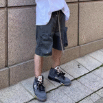 Vintage multi-pocket functional work shorts - Image 4